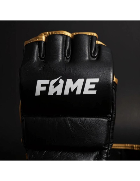 Rękawice fame mma ze skóry naturalnej | dbx bushido