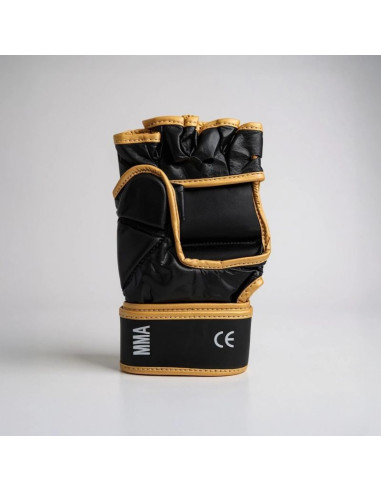 Rękawice fame mma ze skóry naturalnej | dbx bushido