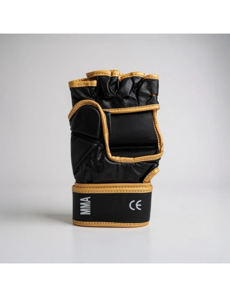 Rękawice fame mma ze skóry naturalnej | dbx bushido