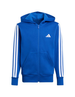 Bluza dla dzieci adidas essentials full-zip hoodie niebieska jy4977 2
