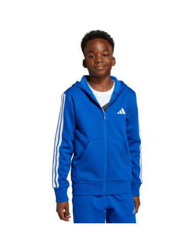 Bluza dla dzieci adidas essentials full-zip hoodie niebieska jy4977