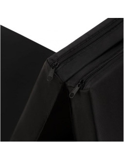 Materac gimnastyczny składany czarny 1800x600x500mm hms mgs02
