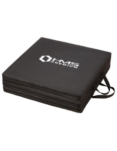 Materac gimnastyczny składany czarny 1800x600x500mm hms mgs02