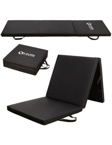 Materac gimnastyczny składany czarny 1800x600x500mm hms mgs02