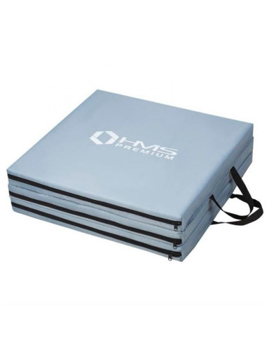 Materac gimnastyczny hms mgs02 składany szary 1800x600x500mm