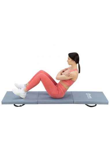 Materac gimnastyczny hms mgs02 składany szary 1800x600x500mm