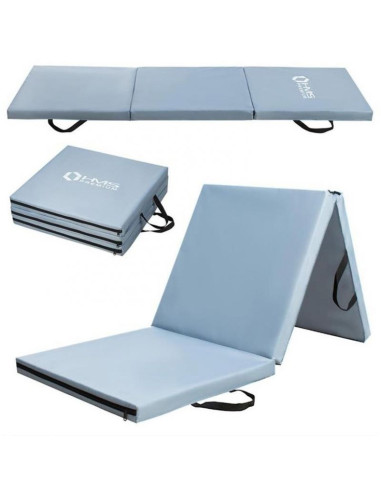 Materac gimnastyczny hms mgs02 składany szary 1800x600x500mm