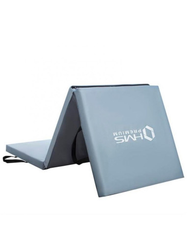 Materac gimnastyczny hms mgs02 składany szary 1800x600x500mm