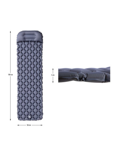 Mata turystyczna z pompką nils camp nc4006 - 5 cm