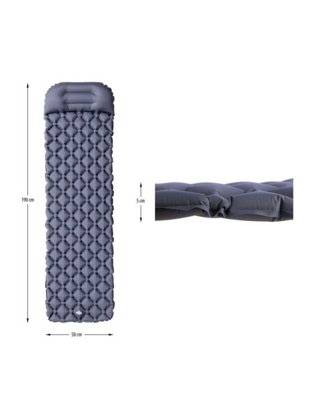 Mata turystyczna z pompką nils camp nc4006 - 5 cm