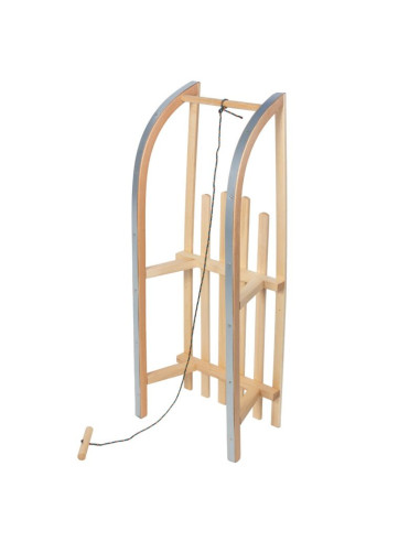 Greenblue sanki drewniane, klasyczne, ze sznurkiem, do 100 kg gb153