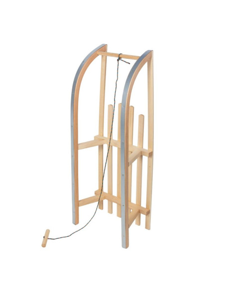 Greenblue sanki drewniane, klasyczne, ze sznurkiem, do 100 kg gb153