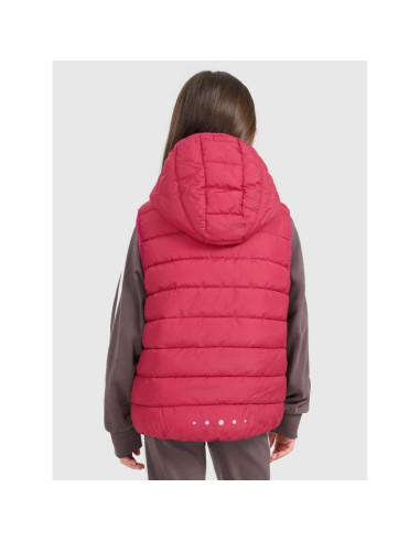 Bezrękawnik puchowy z wypełnieniem syntetycznym dziewczęcy 4f 4fjraw25tvjaf322-54s