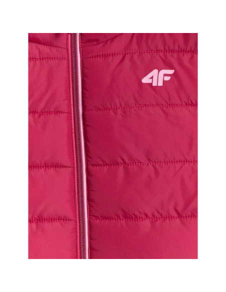 Bezrękawnik puchowy z wypełnieniem syntetycznym dziewczęcy 4f 4fjraw25tvjaf322-54s