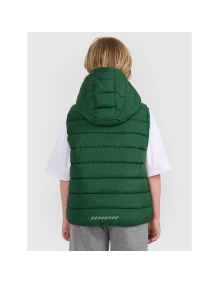 Bezrękawnik puchowy z wypełnieniem syntetycznym chłopięcy 4f 4fjraw25tvjam324-41s