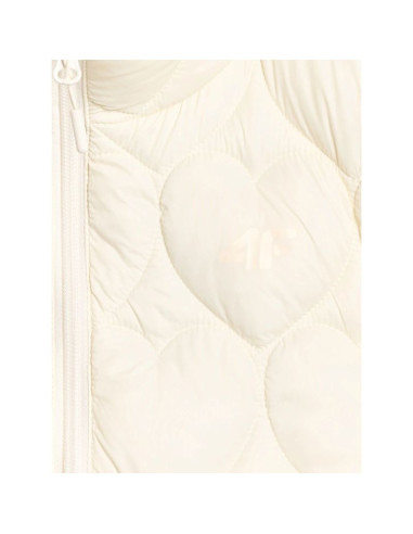 Bezrękawnik puchowy z wypełnieniem syntetycznym dziewczęcy 4f 4fjraw25tvjaf323-11s