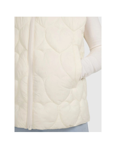 Bezrękawnik puchowy z wypełnieniem syntetycznym dziewczęcy 4f 4fjraw25tvjaf323-11s