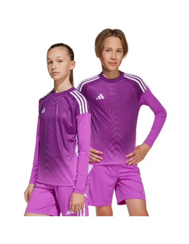 Koszulka bramkarska dla dzieci adidas tiro 25 competition fioletowa jj1934