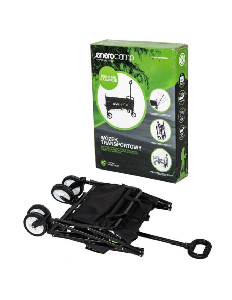 Wózek turystyczno plażowy składany 72x44x50cm z uchwytem