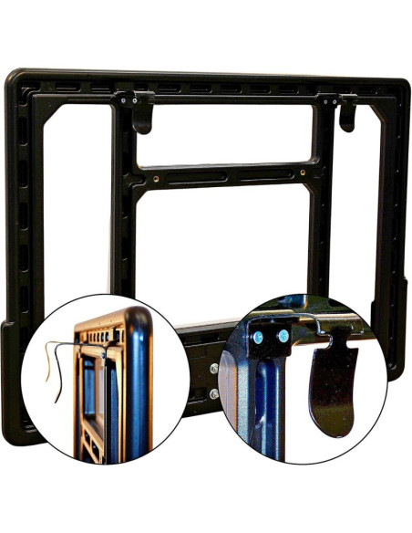 Tablica do koszykówki 82x58cm z obręczą 38cm huragan