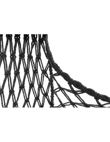 Hamak ażurowy fotel wiszący bocianie gniazdo 60x60x115cm z poduszką ciemno szary