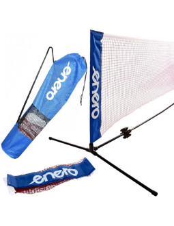 Siatka ze słupkami enero 310x73cm 2w1 do tenisa ziemnego, siatkonogi