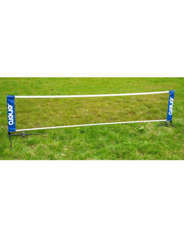 Siatka ze słupkami enero 310x73cm 2w1 do tenisa ziemnego, siatkonogi