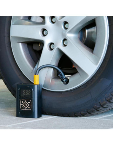 Kompresor samochodowy dunlop 150 psi cyfrowa sprężarka z funkcją powerbank