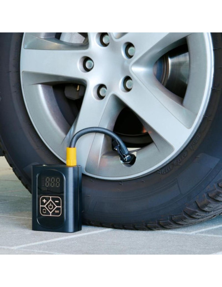 Kompresor samochodowy dunlop 150 psi cyfrowa sprężarka z funkcją powerbank