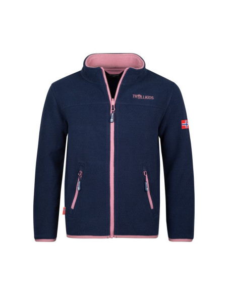 Kurtka polarowa trollkids girls oppdal jacket xt dla dziewczynki (415-166)