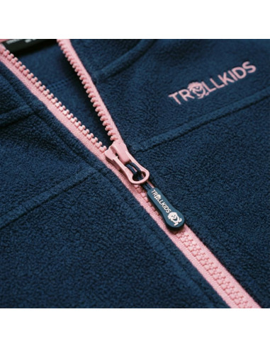 Kurtka polarowa trollkids girls oppdal jacket xt dla dziewczynki (415-166)