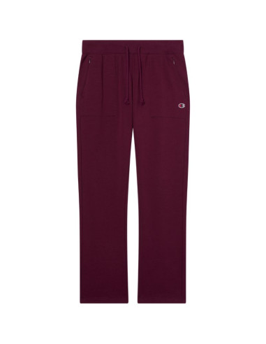 Spodnie damskie champion slim pants bordowe 118041 rs522