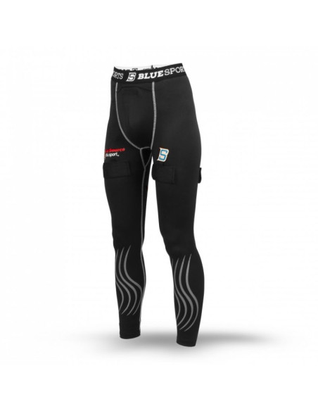 Spodnie ribano z rzepami bluesports '22 jr