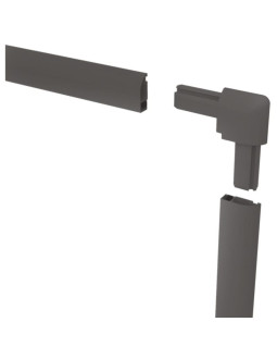 Moskitiera okno alu 120x140 antracyt