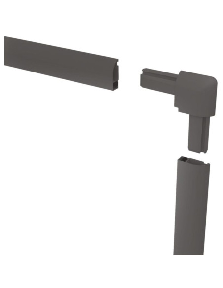 Moskitiera okno alu 120x140 antracyt