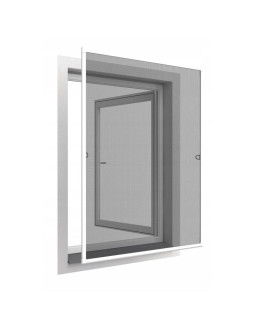 Moskitiera okno alu 120x140 biała