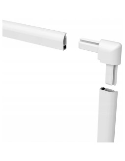 Moskitiera okno alu 120x140 biała 2