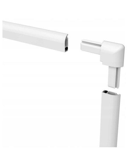 Moskitiera okno alu 120x140 biała