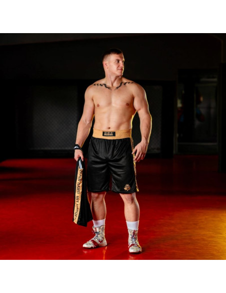 Spodenki bokserskie treningowe gold