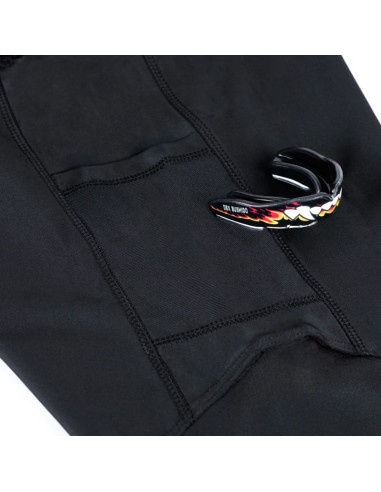 Spodenki shorty mma z leginsami czarne dbx bushido