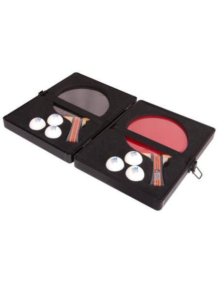 Pokrowiec walizeczka na 2 rakietki i 3 piłki do tenisa stołowego joola alu black