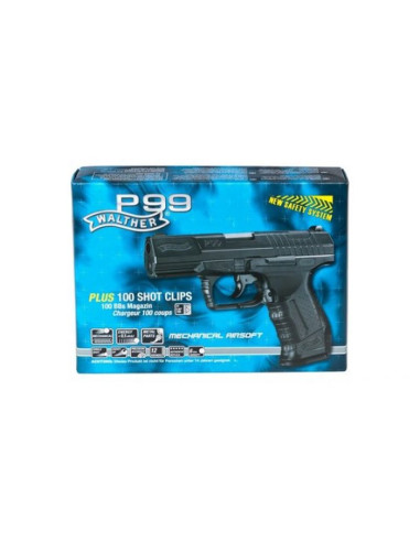Pistolet asg walther p99 sprężynowy czarny