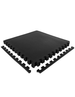 Virtufit mata puzzle fitness 120x120 cm czarna 2