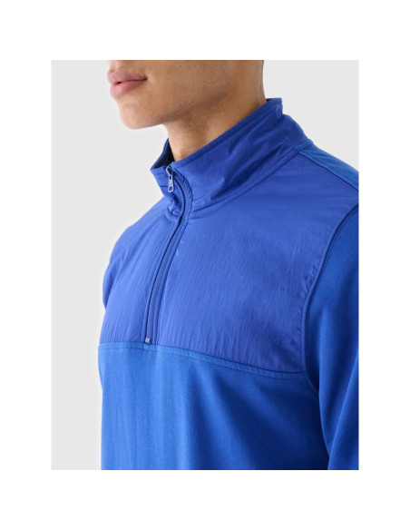 Bluza dresowa nierozpinana bez kaptura męska 4f 4frss24tswsm2035-36s