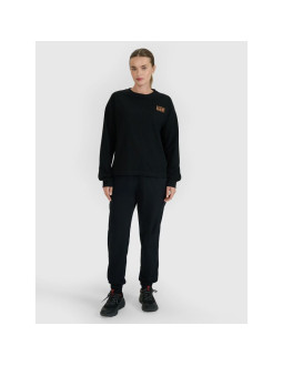 Longsleeve oversize z nadrukiem damski 4f 4fwss25tlonf393-20s 2