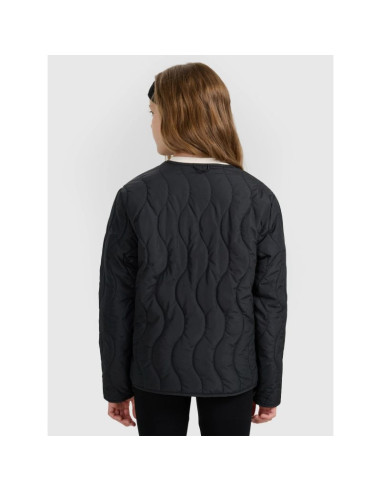 Kurtka puchowa z wypełnieniem syntetycznym dziewczęca 4f 4fjraw25tdjaf0767-20s