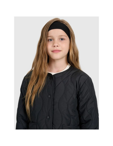 Kurtka puchowa z wypełnieniem syntetycznym dziewczęca 4f 4fjraw25tdjaf0767-20s