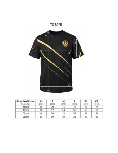 Koszulka treningowa masters ts-mfe