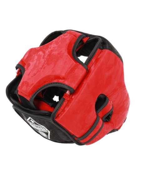 Kask bokserski masters kt-excellence czarno-czerwony