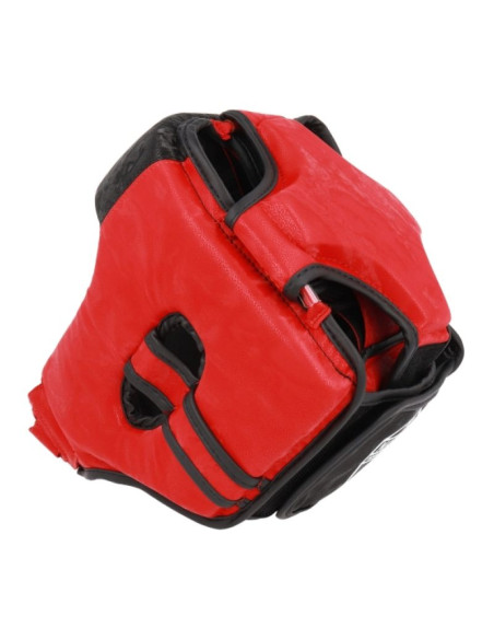 Kask bokserski masters kt-excellence czarno-czerwony